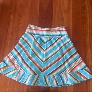 Tasha Polizzi Western serape striped skirt Size Medium